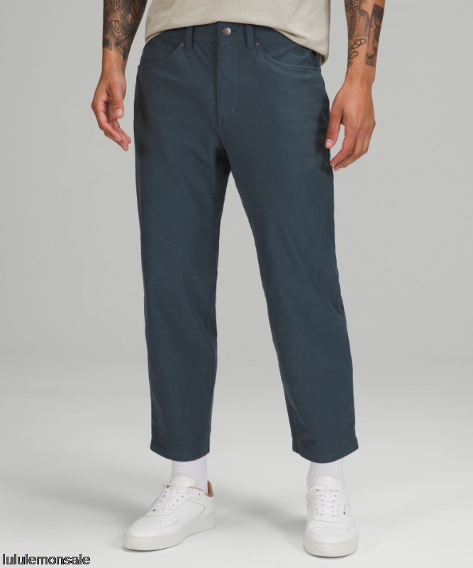 Lululemon Deutschland DELULU679 | Lululemon Deutschland Iron Blue Abc Locker Sitzende Verkürzte Hose Utilitech